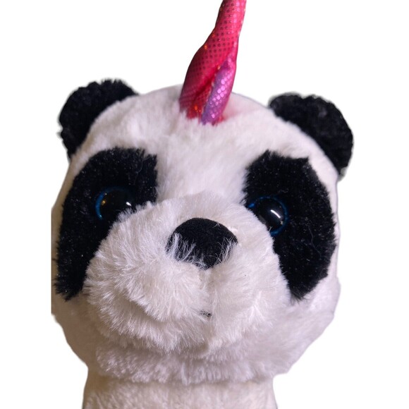 Kellytoy Panda Bear Rainbow Unicorn Plush PandaCorn Toy Stuffed Animal 12” - Picture 10 of 12